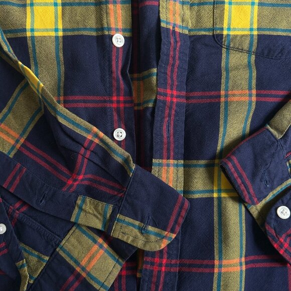 J. Crew Oxford, Plaid (men's small) - Picture 3 of 3